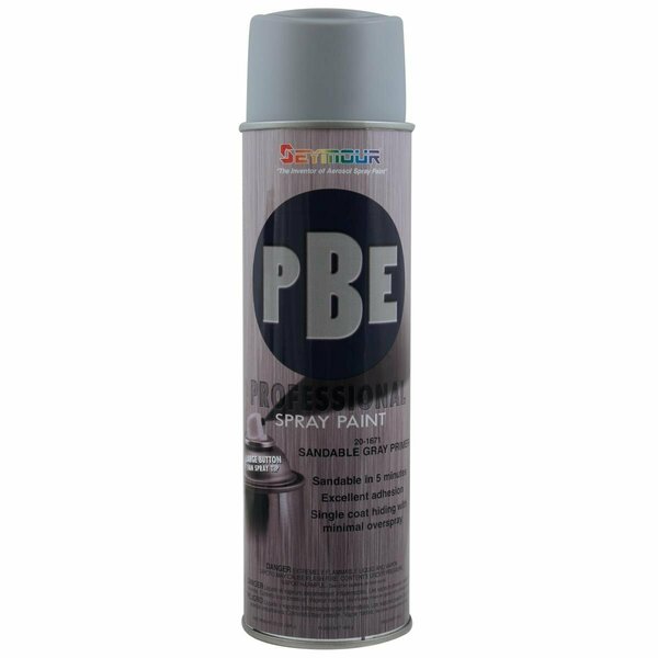 Seymour Midwest 20 oz PBE Professional Spray Paint, Light Gray Primer SM20-1671